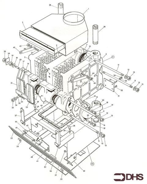 Exploded Diagram for WATERWAY/DRAUGHT