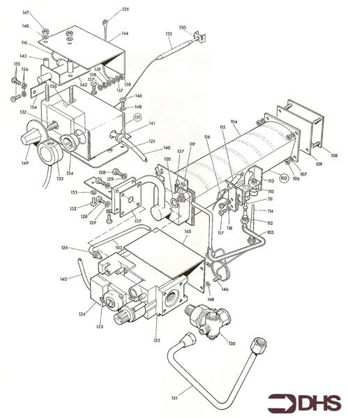 Exploded Diagram for GAS CONTROLS