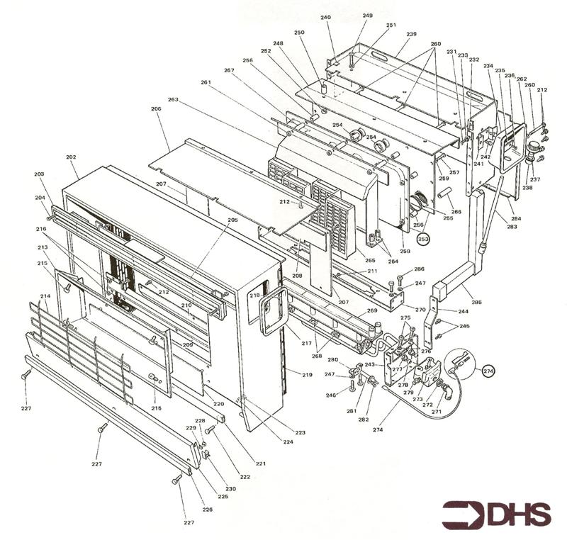Exploded Diagram for GAS FIRE ASSY
