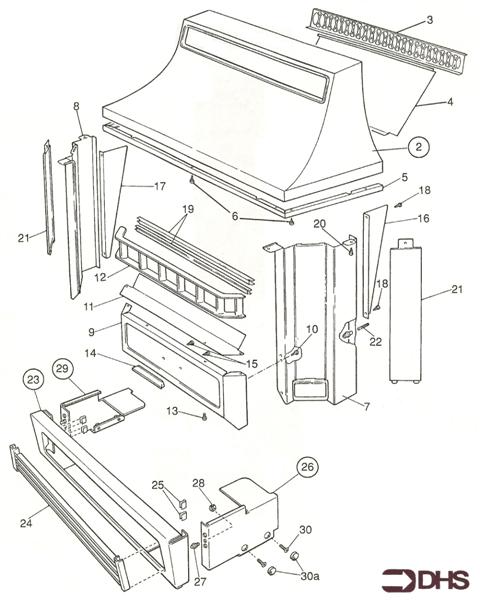 Exploded Diagram for OUTER CASE/ CONTROL COVER