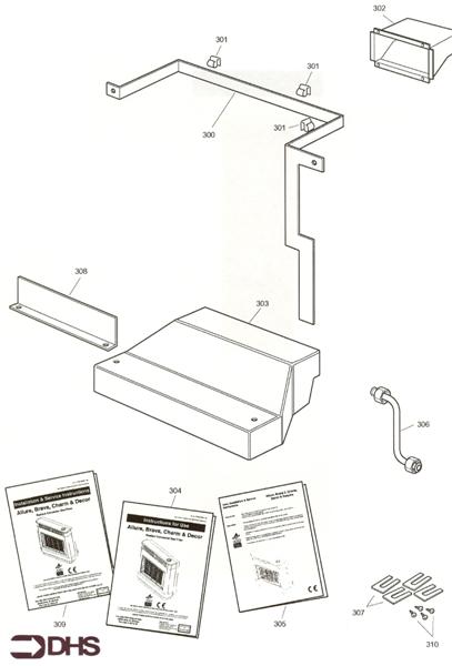 Exploded Diagram for BACK PLATE AND FITTINGS