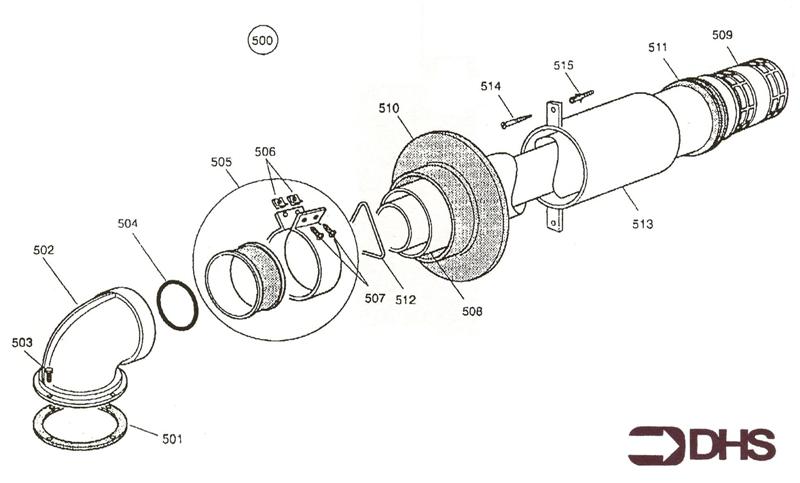 Exploded Diagram for FLUE KIT