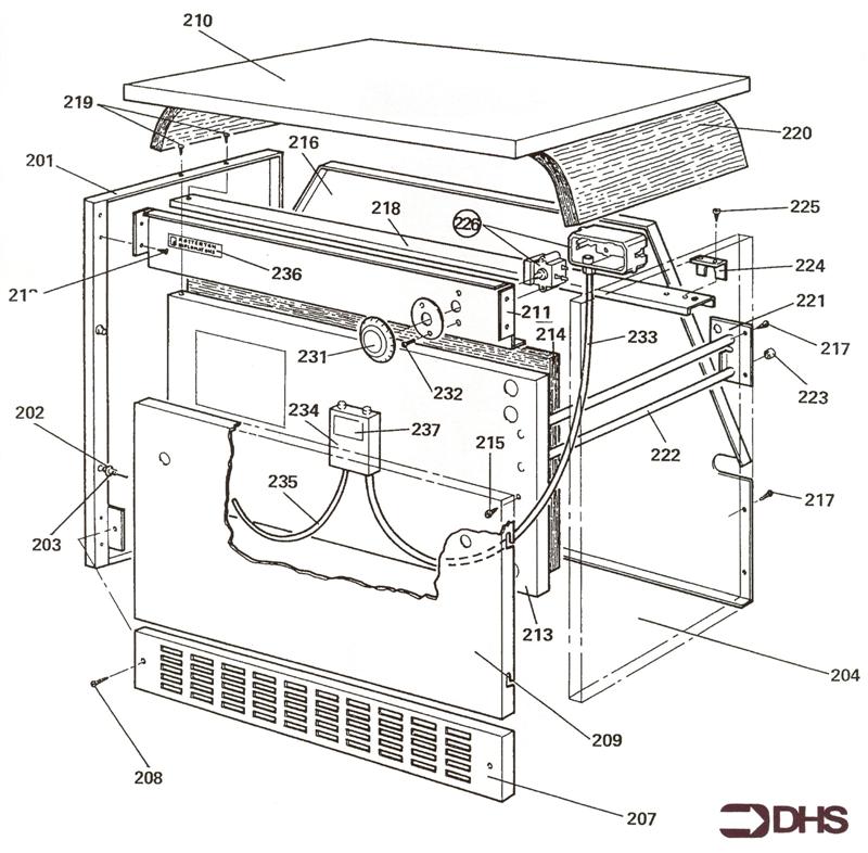 Exploded Diagram for CASING ASSY
