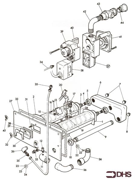 Exploded Diagram for ELECTRIC/ SMALL BORE UNIT