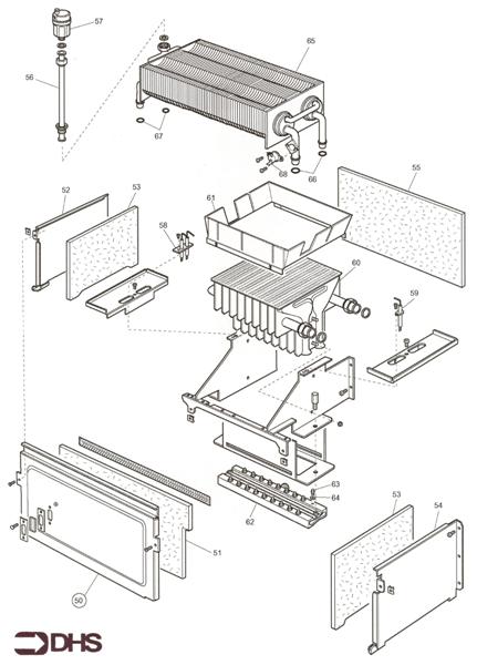 Exploded Diagram for BOILER ASSY