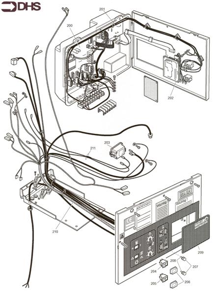Exploded Diagram for CONTROL ASSY