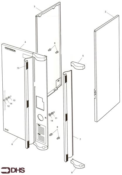 Exploded Diagram for OUTER CASING ASSY
