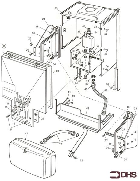 Exploded Diagram for INNER CASING ASSY