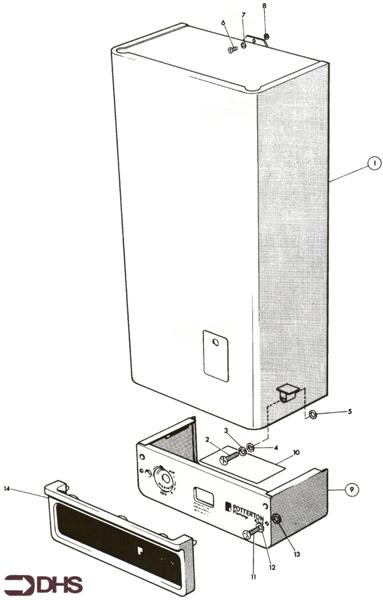Exploded Diagram for CASING ASSY