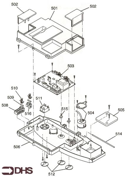 Exploded Diagram for CONTROLS