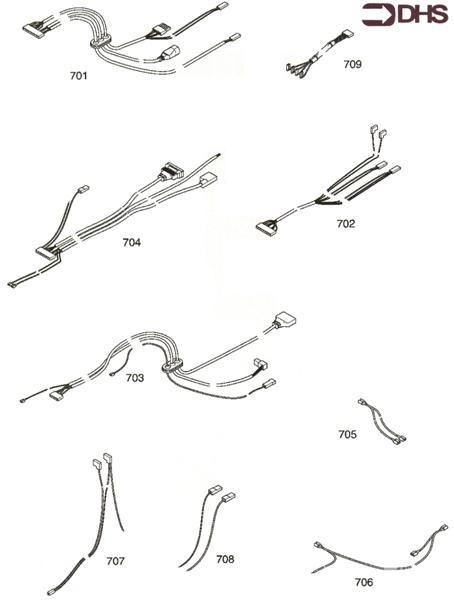 Exploded Diagram for WIRING HARNESS