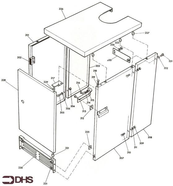 Exploded Diagram for CASING ASSY