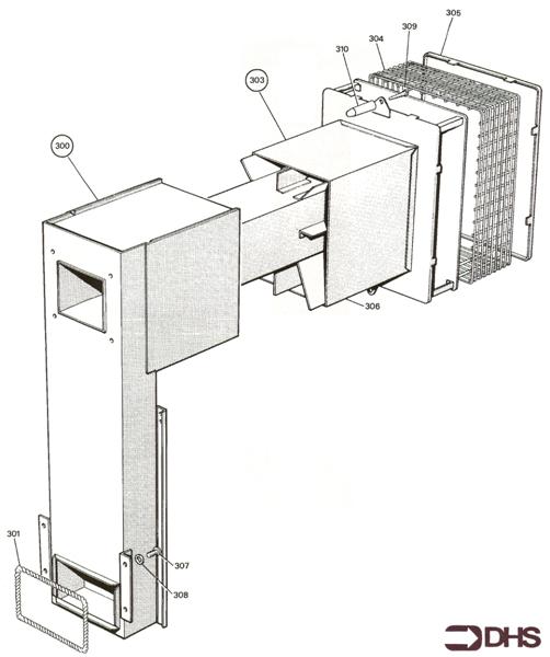 AIR DUCT AND FLUE ASSY logo
