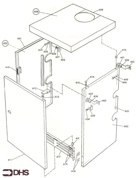 Exploded Diagram for CASING ASSY MK1