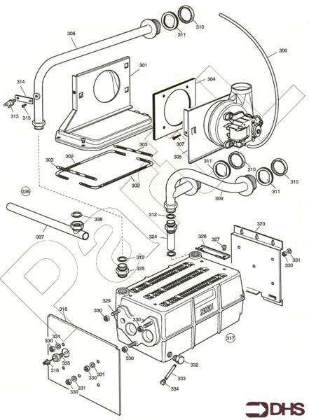 HEAT EXCH. & FLUEHOOD ASSY logo