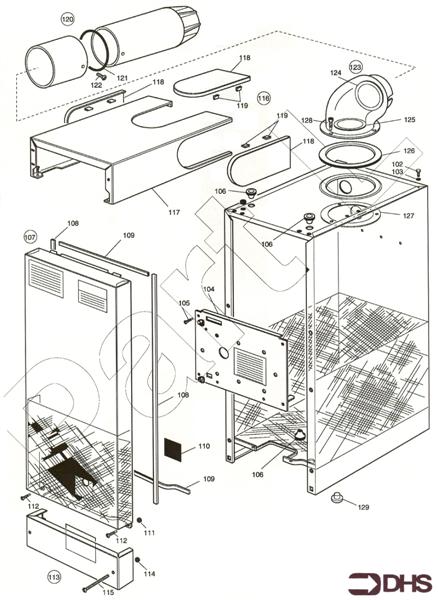 CASING AND FLUE ASSY logo