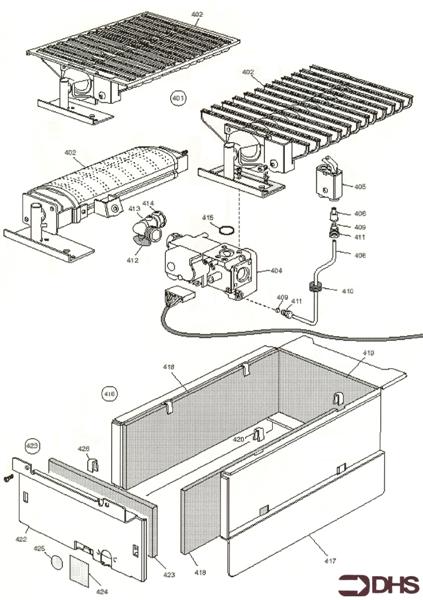 Exploded Diagram for CONTROL PANEL ASSY
