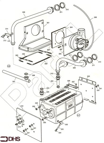 HEAT EXCH AND FLUEHOOD ASSY logo