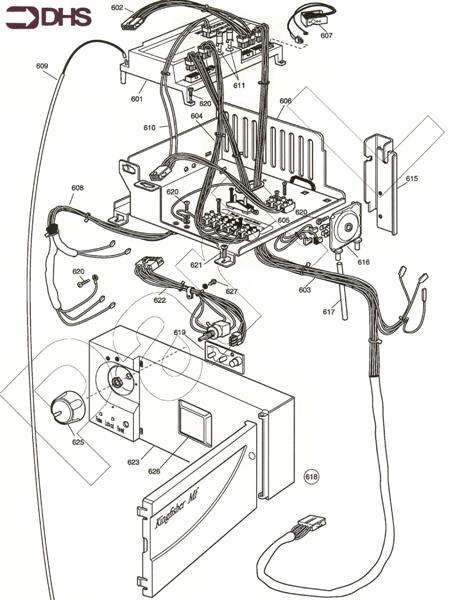 Exploded Diagram for CONTROL ASSY