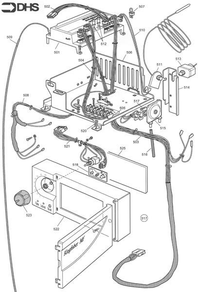 Exploded Diagram for CONTROL ASSY
