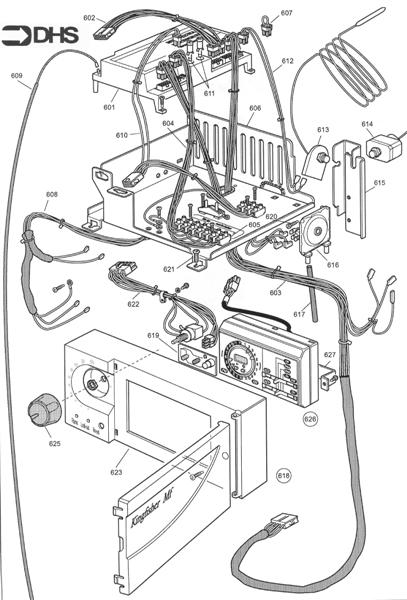 Exploded Diagram for CONTROL ASSY - CF/RS WITH PROG