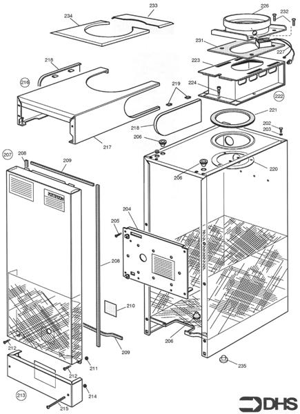 CASING AND FLUE ASSY logo