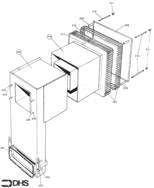 AIR DUCT AND FLUE ASSY logo