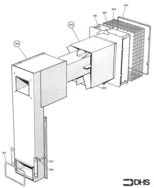 AIR DUCT AND FLUE ASSY logo