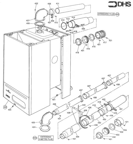 2,6 METRE VERTICAL FLUE ASSY logo