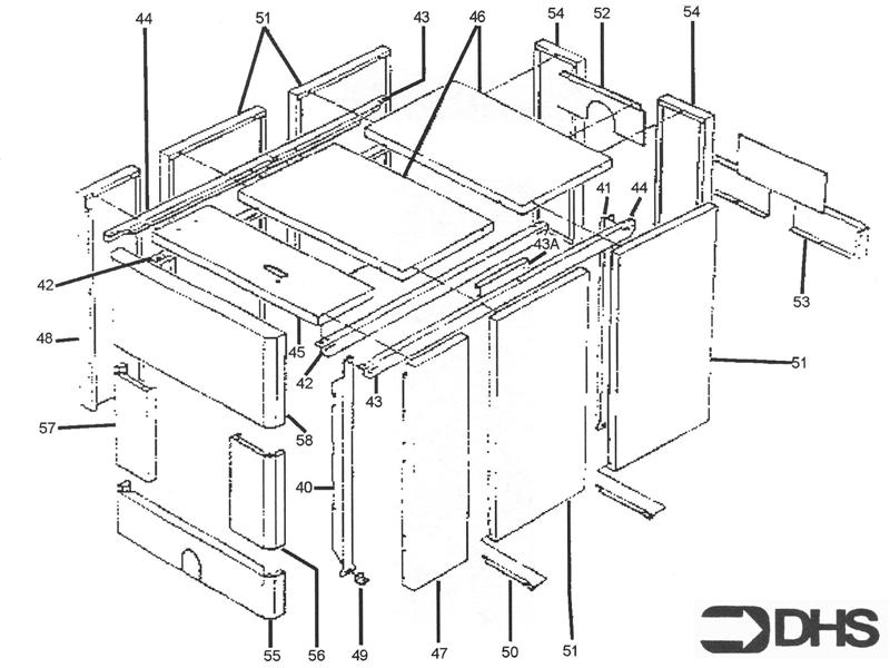 Exploded Diagram for CASING ASSY