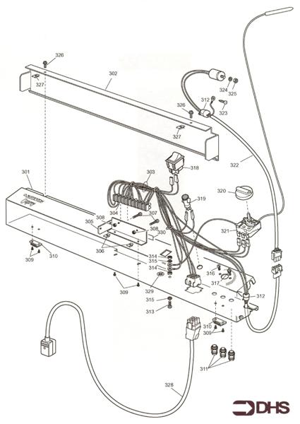 Exploded Diagram for CONTROL ASSY