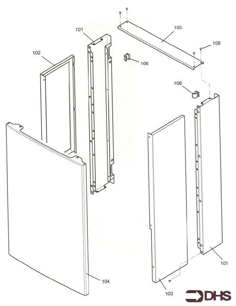 Exploded Diagram for CASING ASSY