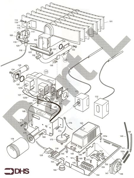 GAS AND CONTROLS TRAY ASSY logo