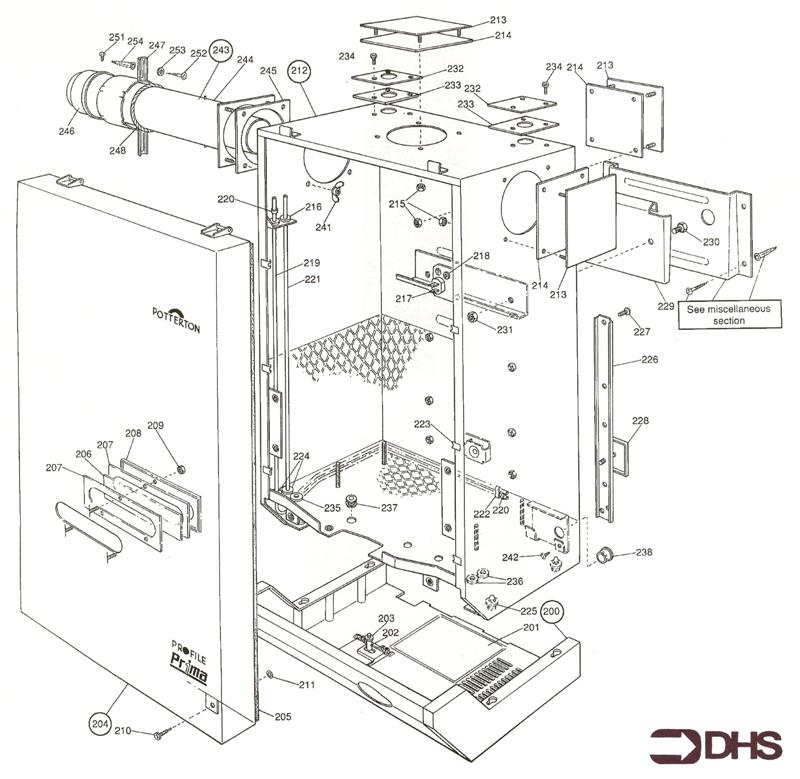 CASING AND FLUE ASSY logo