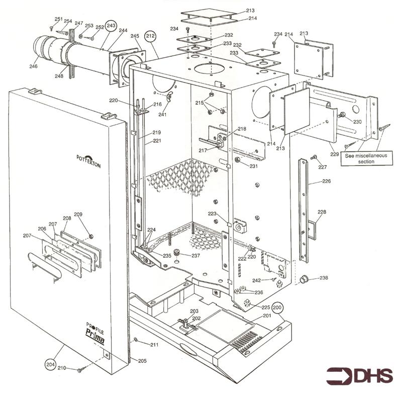 CASING AND FLUE ASSY logo