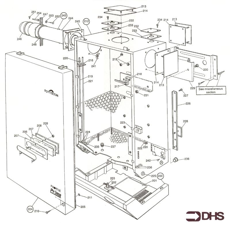 CASING AND FLUE ASSY logo