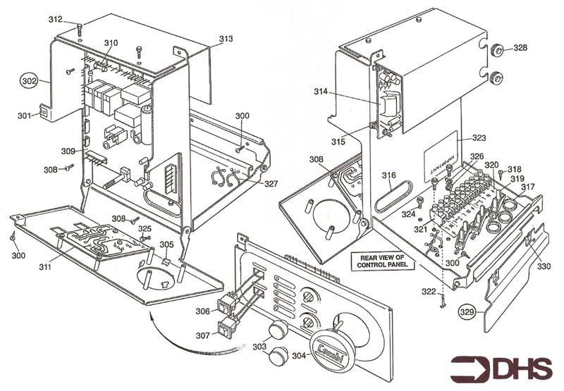 Exploded Diagram for CONTROL ASSY