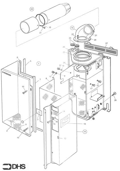 OUTER INNER CASE - FLUE logo