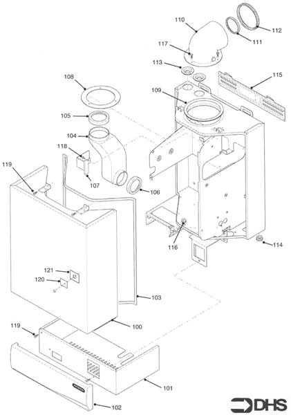 OUTER CASE - FLUE ASSY logo