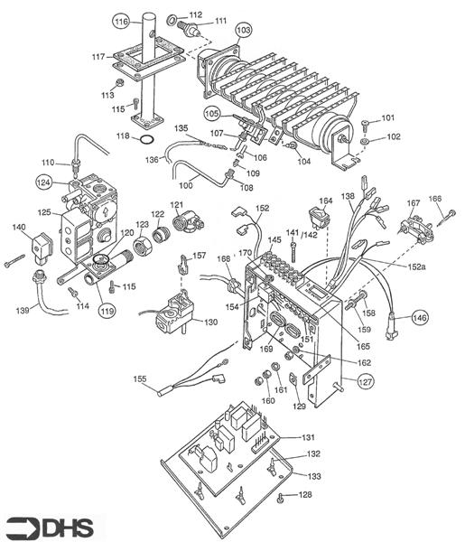 Exploded Diagram for CONTROLS ASSY