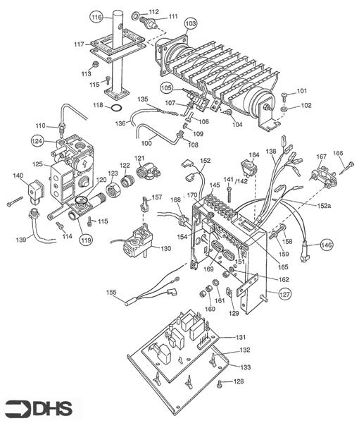Exploded Diagram for CONTROLS ASSY