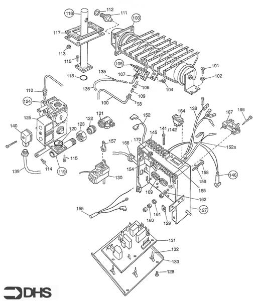Exploded Diagram for CONTROLS ASSY