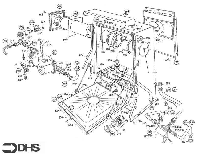 Exploded Diagram for CASING - PIPEWORK