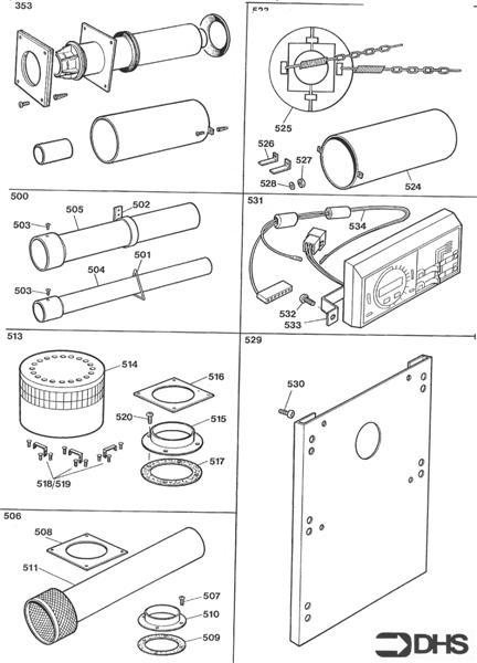Exploded Diagram for OPTIONAL EXTRAS
