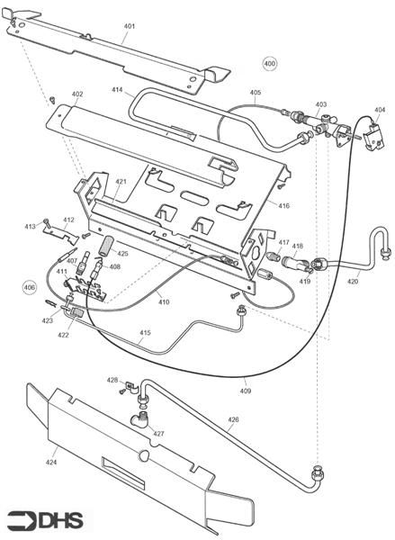 Exploded Diagram for GAS ASSY