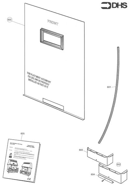 Exploded Diagram for BACK PLATE/FITTINGS AND LITERA