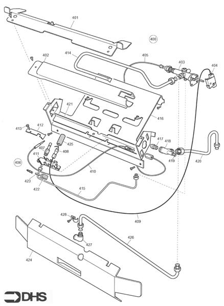 Exploded Diagram for GAS ASSY