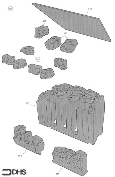 Exploded Diagram for CERAMIC COAL 1/2/99 ONWARDS