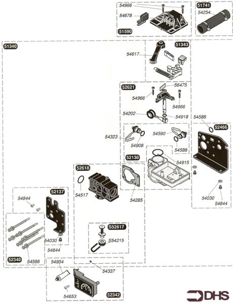 Exploded Diagram for REVERSING VALVE