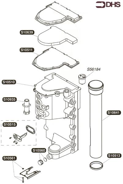 Exploded Diagram for HEAT EXCHANGER